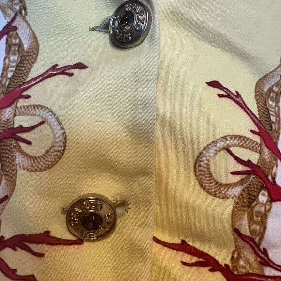 SFARZO ITALIAN LUXURY chains leaf’s elegant dress suit coat FLORAL BLAZER JACKET - Picture 6 of 13